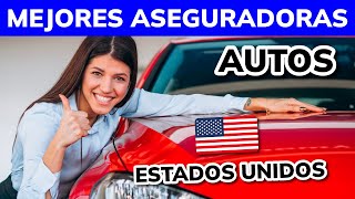 🥇 TOP 3 mejores ASEGURADORAS de AUTOS en ESTADOS UNIDOS [upl. by Ayerim]