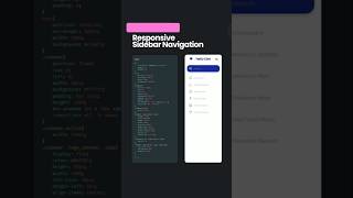 responsive sidebar navigation css webdesign [upl. by Benjie575]