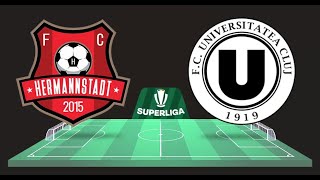 FC Hermannstadt vs FC U Cluj  Superliga  23112024  COMENTARIU LIVE [upl. by Haibot]