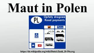 Maut in Polen [upl. by Covell]