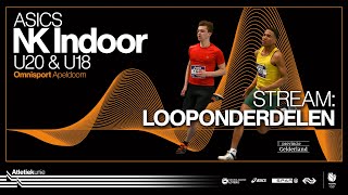 ASICS NK Indoor U20 amp U18  Dag 1  Looponderdelen [upl. by Notsej]