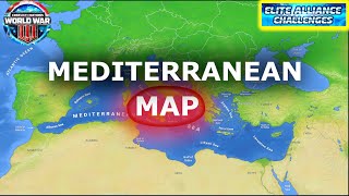 Conflict of Nations Alliance Matches  Mediterranean Map [upl. by Cranston652]