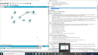 13110 Packet Tracer Configure a Wireless Network [upl. by Namaan596]