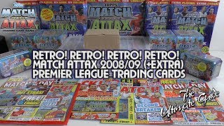 Topps MATCH ATTAX 200809 Premier League THE ULTIMATE COLLECTION GUIDE RETRO VIDEO [upl. by Morrie]