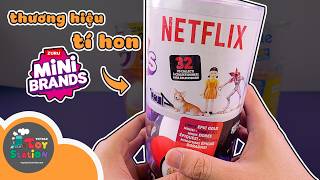 Những món đồ tí hon phiên bản NETFLIX Mini Brands ToyStation 911 [upl. by Watson392]