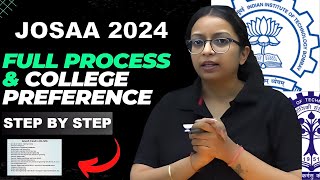 JOSAA Counselling 2024  Live Registration amp Live Choice Filling  College amp Branch Preference [upl. by Aicargatla]