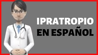 BROMURO DE IPRATROPIO ipratropium bromide Atrovent Nasal Spray review en ESPAÑOL [upl. by Hammerskjold]