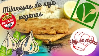 Milanesas de soja veganas y sin tacc [upl. by Braden]