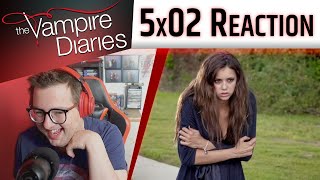 The Vampire Diaries 5x02 quotTrue Liesquot Reaction [upl. by Orvil]