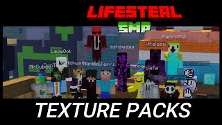 Lifesteal SMP Members Texture Packs ClownPierce PrinceZam etc Texture Packs Description [upl. by Eilis917]