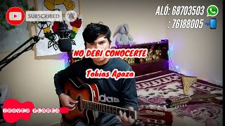 No debi conocerte  Tobías Apaza  Cover guitarra🎵 [upl. by Hasila]