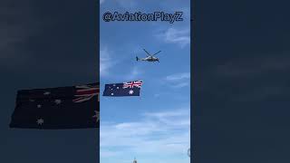 Seahawk flyover at Sydney Harbour viralshort flyover helicopter plane [upl. by Xam984]