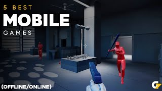 5 Best games for android  OFFLINEONLINE [upl. by Schechinger]