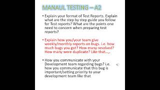 Wipro RealTime Manual Testing Interview Questions for exp 1 to 5 yrs manualtesting Shrts3A2 [upl. by Eimor]