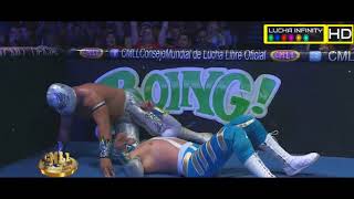 Caristico y Soberano jr VS Volador jr y Flyer  highlights [upl. by Lumbye]