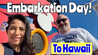 Embarkation Day Fun on a Disney Hawaii Cruise  Disney Hawaii Cruise Travel Video [upl. by Enitnelav]