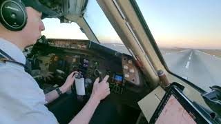 COCKPIT VIEW  BOEING 767300F TAKEOFF [upl. by Natsyrk]