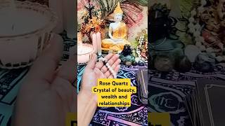 Rose Quartz🌟Crystal of beauty wealth and loveastrologyremediestrendingrosequartzshortvideo [upl. by Eerahc]