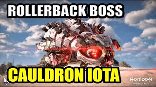 Cauldron IOTA  Rollerback Boss Fight  Horizon Forbidden West [upl. by Ashli]