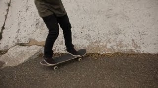 Wall Ride Skateboard Trick  Skateboard Tricks amp Tips [upl. by Llerahs]