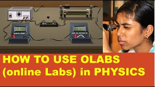 How to use olabs online lab in PhysicsLearn and teach Physics practicals on olabs OlabsTutorial [upl. by Dorsey724]