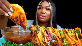 ASMR QUESO BIRRIA TACOS MUKBANG  ASMR TACOS  MEXICAN FOOD MUKBANG [upl. by Rector]