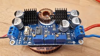 How to use LTC3780 DC 5V 32V To 1V 30V 10A Adjustable Automatic Step Down Regulator Module [upl. by Aliet]