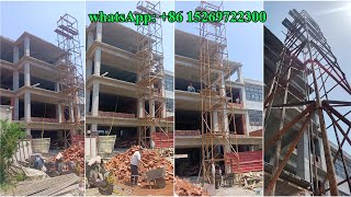 construction windlass hoister service building material elevator lifting cement elevator building [upl. by Lazar917]