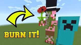 IS THAT A ZOMBIE PIGMAN BURN IT [upl. by Eslud]