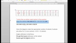 Subnet a network and provide additional subnets [upl. by Osmund272]