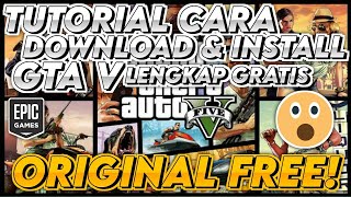 TUTORIAL CARA DOWNLOAD amp INSTALL GTA 5 GRATIS DI PCHP ORIGINAL LENGKAP 100 FREE [upl. by Acsisnarf]