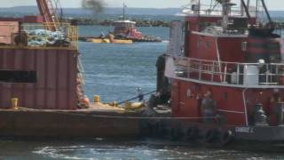 Newburyport Ma dredging by Great Lakes Dredge and Dock Company [upl. by Uhej]