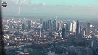 FrankfurtMain aus der Luft von oben  Full HD Video [upl. by Estes]