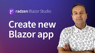 Create new Blazor CRUD application with Radzen Blazor Studio [upl. by Arquit]