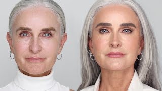 60 AND FABULOUS AGELESS MAKEUP  Hindash [upl. by Boyt]