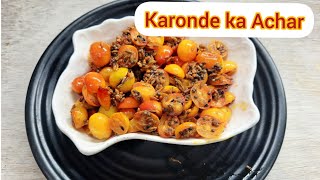 karonde ka Achar Instant karonde ka Acharkaronda pickle [upl. by Kosey]