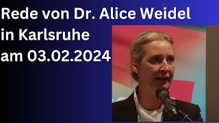 In Bretten in der nähe von Karlsruhe redet Dr Alice Weidel AfD [upl. by Thirzi]