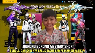 BORONG  BORONG MYSTERY SHOP 🛒💰 BUNDLE DAN SKIN DIAMOND HABIS 😭  GAME GARENA FREE FIRE INDONESIA [upl. by Trilbie]