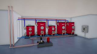 Centralized Hot Water System with Water Source Heat Pump [upl. by Simon]