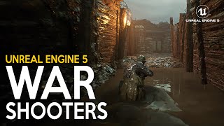 TOP 15 ULTRA REALISTIC War Shooter Games in Unreal Engine 5 coming in 2024 and 2025 [upl. by Summer]