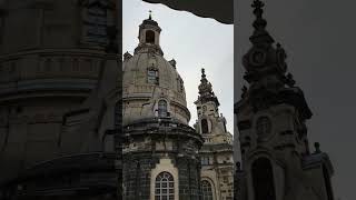 Frauenkirche Dresden church europe germany travel [upl. by Cirre236]