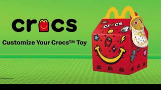 CROCs Happy Meal Toys McDonalds Commercial amp Toys Sept 2024 NEW [upl. by Notliw59]