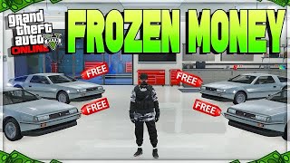 NEW FROZEN MONEY GLITCH IN GTA 5 ONLINE AFTER THE CHOP SHOP UPDATE [upl. by Ahseekat]