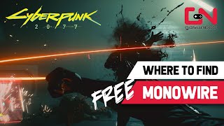 Cyberpunk 2077 Free MONOWIRE Location  Legendary Weapons Guide [upl. by Pagas300]