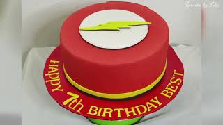 Flash birthday cake Flash cake design cakeformen flash [upl. by Asial]