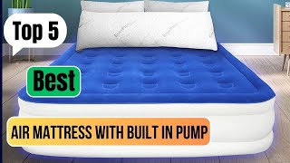 The 4 Best Air Mattresses for 2023  Top 5 Best Air Mattress With Built In Pum [upl. by Alexandria]