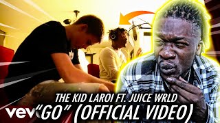 JUICE WRLD amp LAROI EPIC COLLAB  The Kid LAROI Juice WRLD  GO Official Video REACTION [upl. by Ardaid]