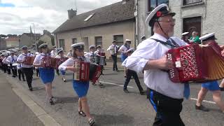 Bruces True Blues Accordion Band  Bellaghy Orange Service 2024 3 [upl. by Veronika979]