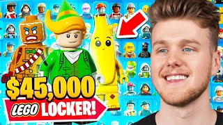 REVEALING MY 45000 LEGO FORTNITE LOCKER [upl. by Saundra808]