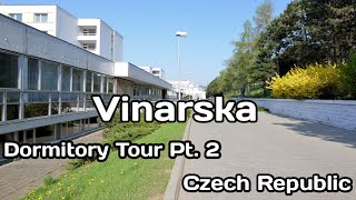 European Dormitory tour pt2 Czech Republic  Vinarska Dorm  Masaryk University  Brno [upl. by Notnef]